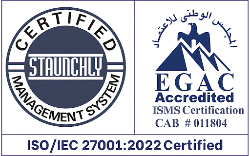 ISO/IEC 27001:2022 certified — EGAC accredited